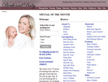 Tablet Screenshot of birthandbaby.com